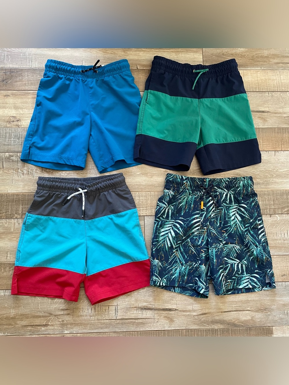 All in Motion Boys XS 4/5 Hybrid Shorts Lot 4 Play Quick Dry Stretch